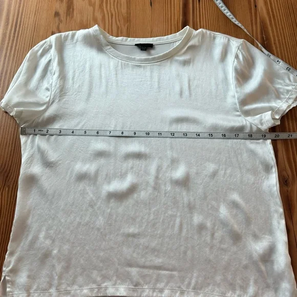 ATM Anthony Thomas Melillo Stretch Silk Crewneck Tee - Picture 10 of 11